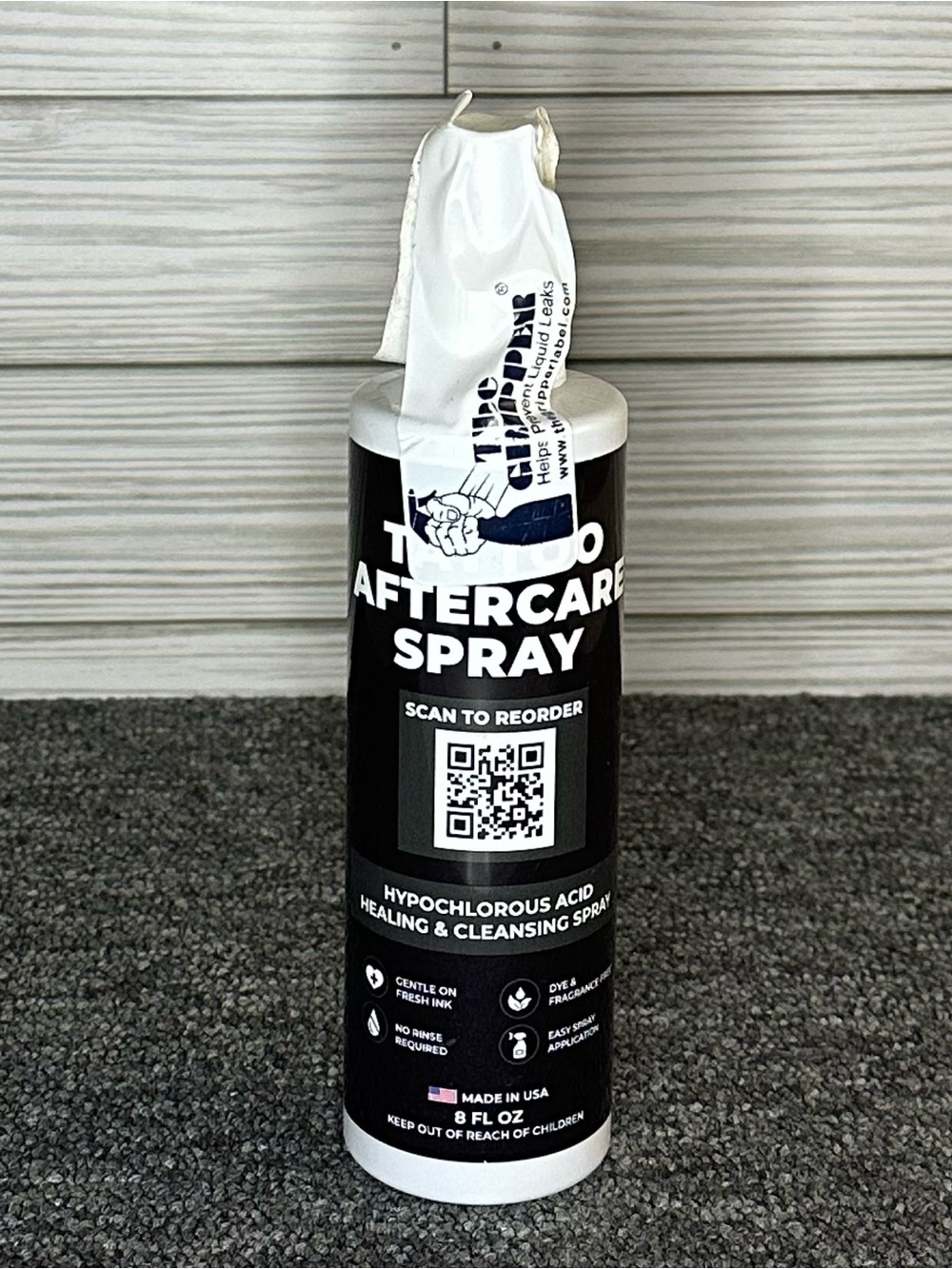 Tattoo Aftercare Spray - Hypochlorous Acid (HOCI) Healing & Cleansing Spray 8 oz